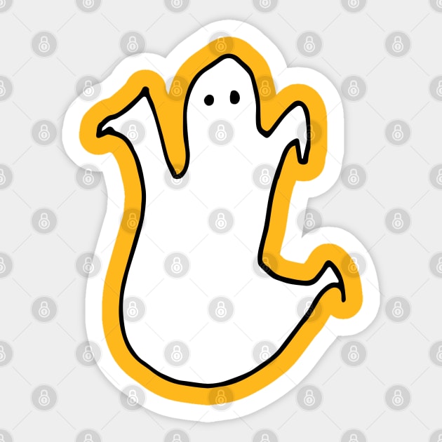 Cute Ghost Sticker by bruxamagica